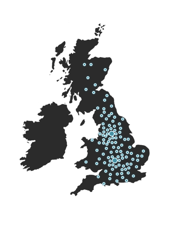 Map of the UK
