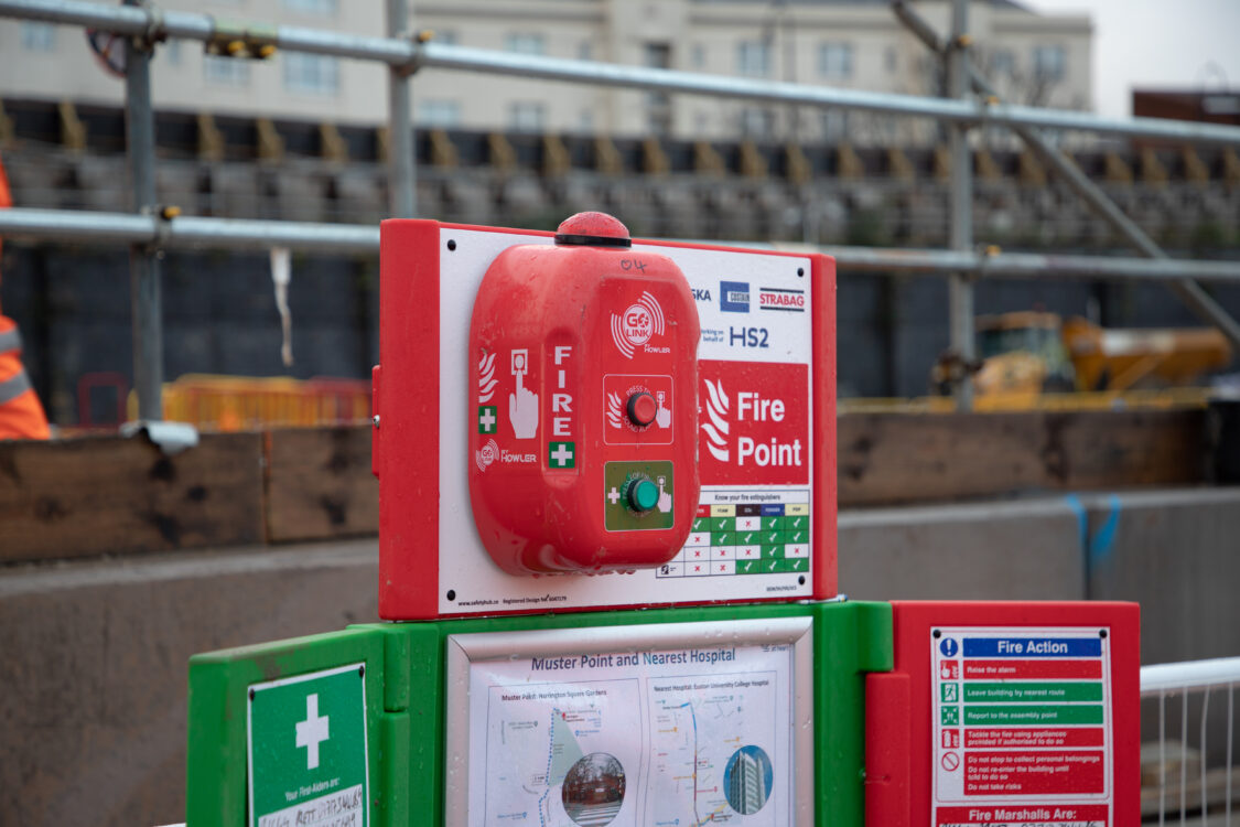 construction site fire alarm