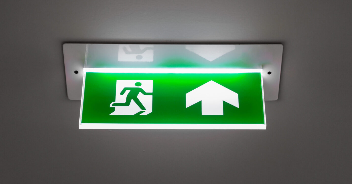 Emergency Signs for construction and building sites